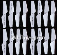 Lead Honor LH-X14 X14C X14DV X14WF Parts-07 Propellers,Main blades(16pcs)-White,Lead Honor LH-X14 X14C X14DV X14WF RC Quadcopter Drone Spare Parts Accessories,LH-X14 Replacement parts
